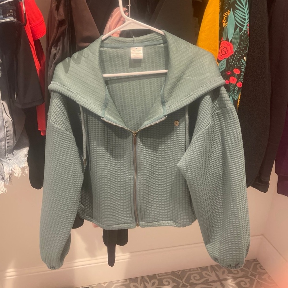 Love Fitness Waffle Knit Jacket